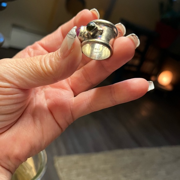 Size 6 Boho silver ring - Picture 3 of 3